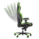 Sparco Gaming Grip Seat - Black / Green