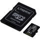 MicroSD XC 256GB Kingston Canvas Select + Adapt Memory Card