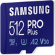 Samsung Pro Plus 2021 512GB MicroSD XC Class 10 Memory Card