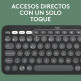 Bluetooh Logitech Pebble Keys 2 K380S Graphite keyboard