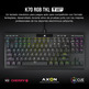 Corsair K70 TKL CS MX Red Keyboard (Spanish)