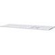 Apple Magic Keyboard Wireless Keyboard with Touch ID Numeric Keyboard MK2C3Y/A Silver