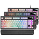 Mars Gaming MKAXES White RGB Keyboard