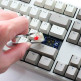 Retro Ducky Mechanical Keyboard 100% Origin Vintage MX Silver