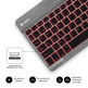 Keyboard Smart BackLit BT Grey Subblim PC/Mac/Android/iOS