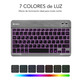 Keyboard Smart BackLit BT Grey Subblim PC/Mac/Android/iOS