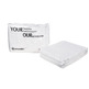 White background fabric Bresser Y-9 White 3x6 m