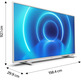 Philips 70PUS7555 70 " Ultra HD 4K/Smart TV/WiFi Silver