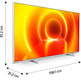 Philips 70PUS7855 70 "/ Ultra HD 4K / Smart TV / WiFi Silver