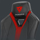 Thunderx3 chair gaming yc1 black cyan Red