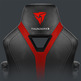 Thunderx3 chair gaming yc1 black cyan Red