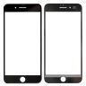 Repuesto Cristal Frontal iPhone 8 Plus (Pegamento Oca) Negro   