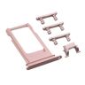 Repuesto SIM Card + Botones Laterales iPhone 7 Oro Rosa    
