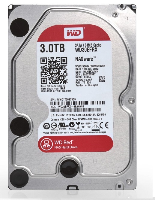 Western Digital Red TB WD30EFRX Sata 64 MB