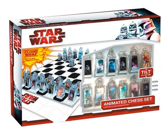 Ajedrez Animated Chess Set (Lenticular Animation) - Star Wars