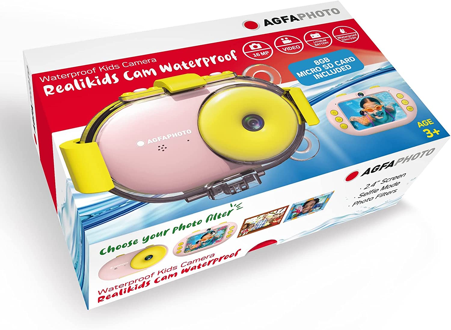 AGFA REALIKIDS CAM WATERPROOF ROSE