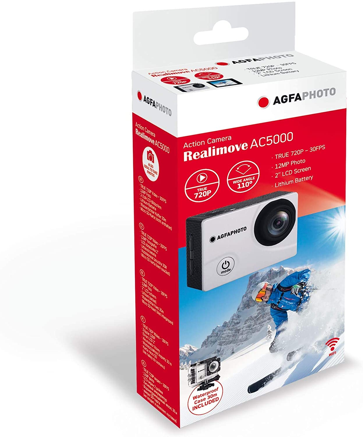 AGFAPHOTO Realimove AC7000 Black / Cámara deportiva