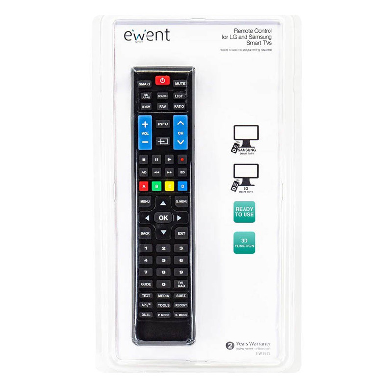 Mando a distancia TV Universal Ewent ew1575 (Samsung / LG)