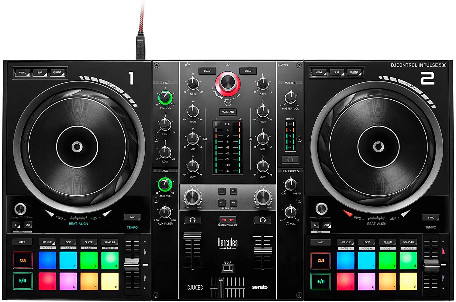 Hercules Console DJ Inpulse 500 - DiscoAzul.com