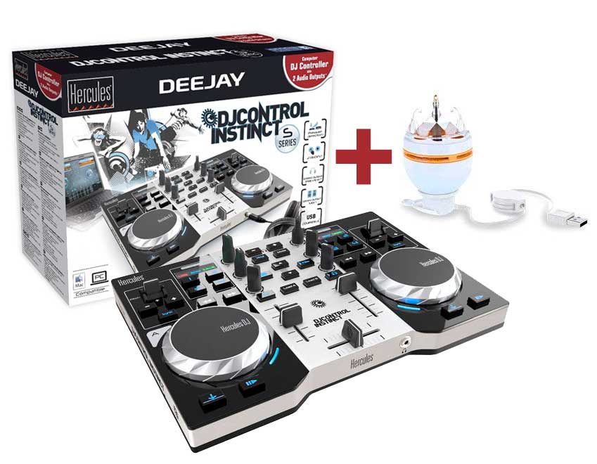 Hercules DJ Control Instinct Party Pack - DiscoAzul.com