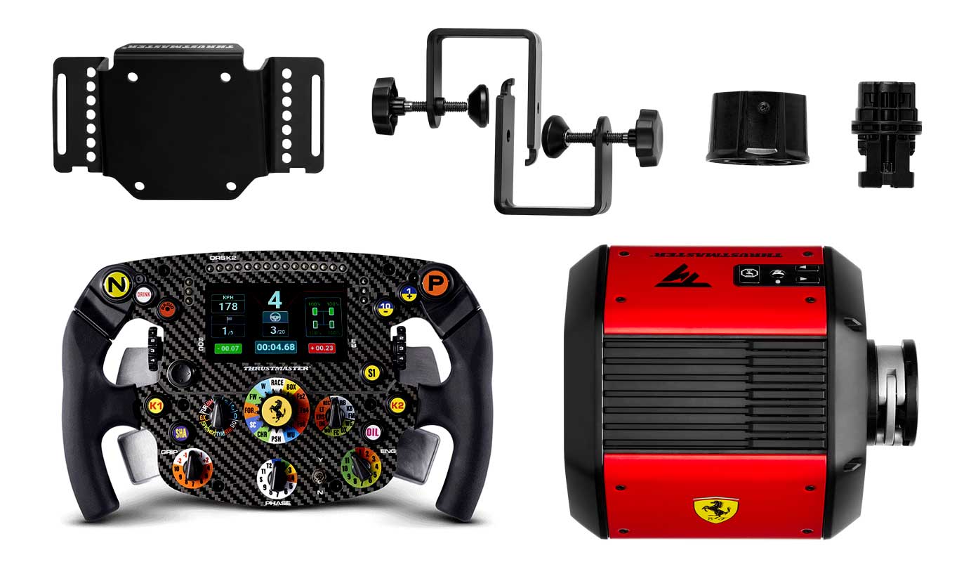 Thrustmaster T818 Ferrari SF1000 + Desk Mount Kit