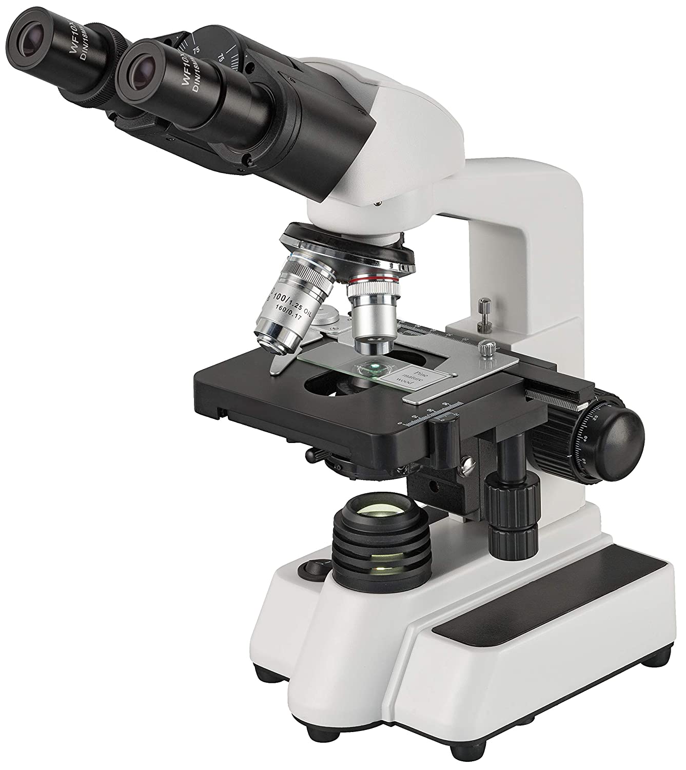 Bresser Microscope Professionnel Researcher Trino 40-1000x Blanc