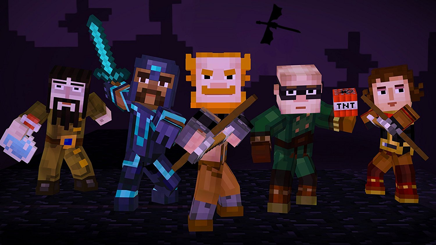 Minecraft Story Mode Season 1 e 2 + DLCs - PS5 - Tróia Games Locadora