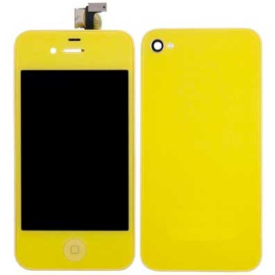 Full Conversion Kit for iPhone 4 Yellow - DiscoAzul.com