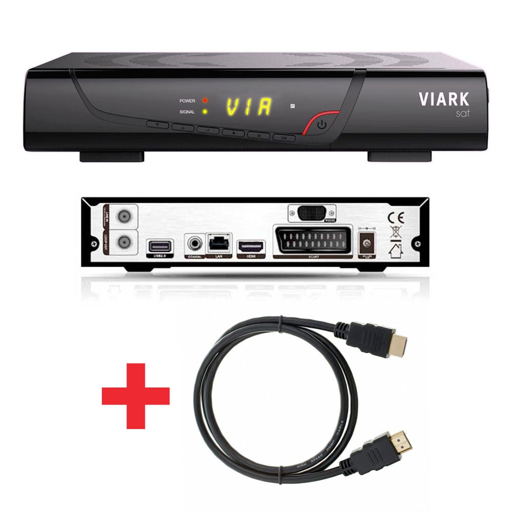 VIARK SAT HD HEVC H265 RECEPTOR SATÉLITE DVB-S2