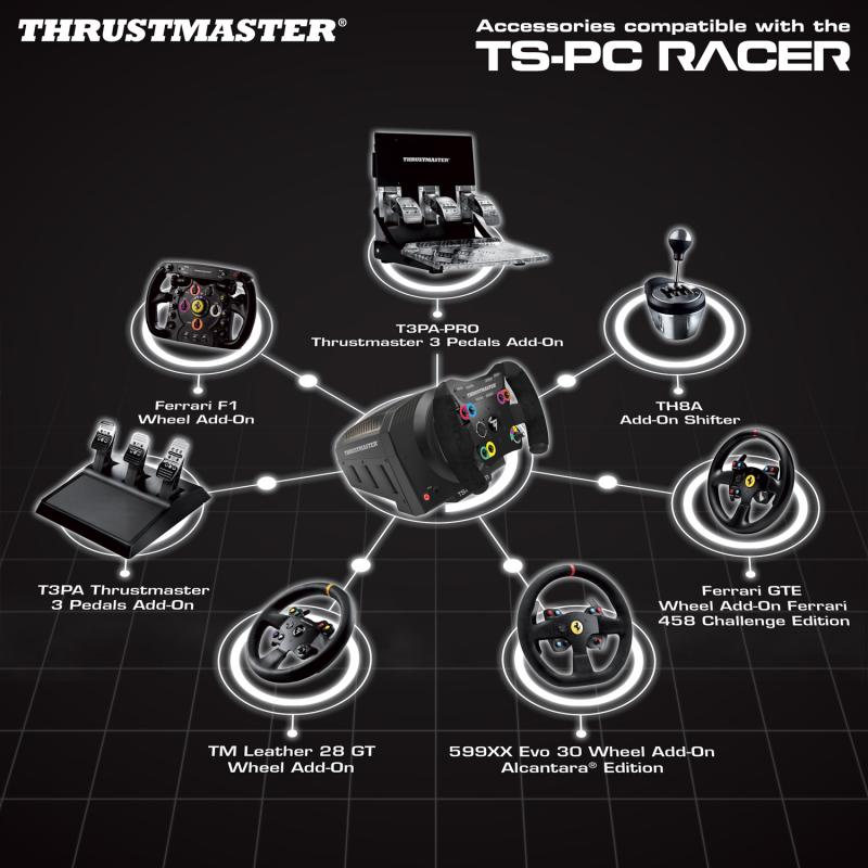 Volante Thrustmaster TS-PC Racer Ferrari 488 Challenge Edition - Versus  Gamers