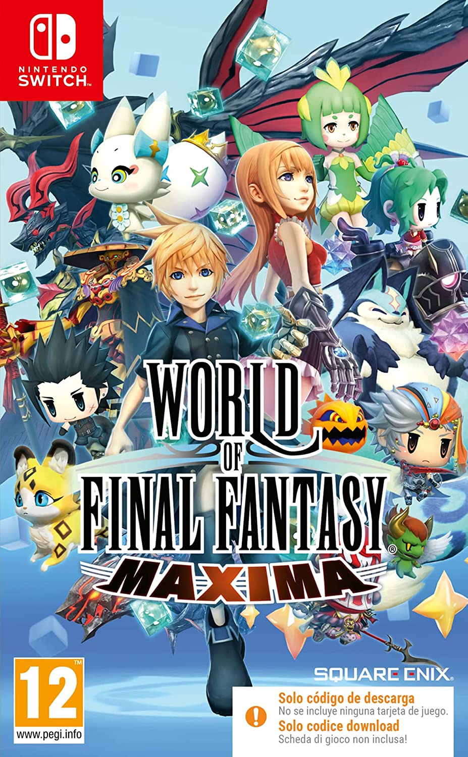 World of Final Fantasy Maxima (Code in a Box) Switch